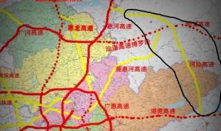 厦深铁路线路图